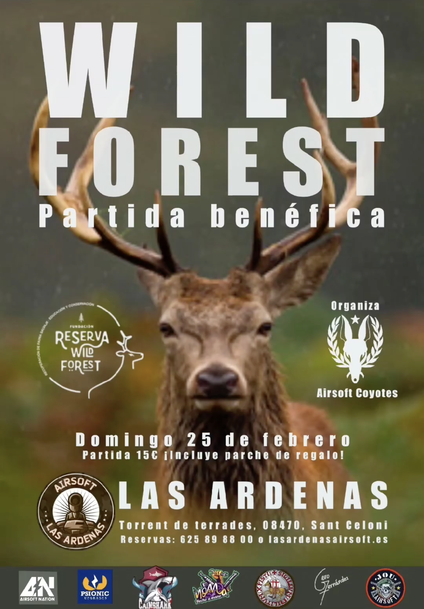 Evento Wild Forest Partida Benéfica